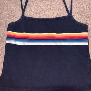 navy blue tank top